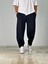 Double Paça Detaylı Siyah Pantolon 2
