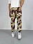Erkek Gabardin Kahverengi Kamuflaj Jogger 4
