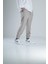 Paça Detaylı Bej Jogger Pantolon 4