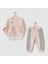 Ballerina 2li Bebe Takım Pink Grey 1