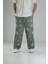Ağaç Desenli Yeşil Baggy Pantolon 1