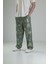 Ağaç Desenli Yeşil Baggy Pantolon 2