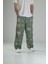 Ağaç Desenli Yeşil Baggy Pantolon 3