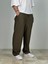 Fitilli Kumaş Haki Baggy Pantolon 1