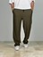 Fitilli Kumaş Haki Baggy Pantolon 2