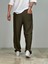 Fitilli Kumaş Haki Baggy Pantolon 4