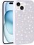Apple iPhone 15 Kılıf Parlak Taşlı Tasarım Tkdr Pırlanta Kapak-Lila 5