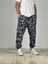 Siyah Beyaz Grafiti Desenli Jogger 1