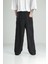 Aerobin Keten Siyah Baggy Pantolon 4