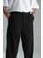 Premium Kalite Paraşüt Kumaş Siyah Baggy Pantolon 5