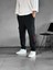 Kargo Cepli Chinese Detaylı Siyah Baggy Pantolon 4