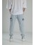 Premium Kalite Buz Mavi Jogger Pantolon 4