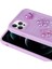 Apple iPhone 12 Pro Max Kılıf Kabartma Figürlü Parlak Tkdr Toys Silikon Kapak-Pembe 2