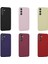 Galaxy S24 Plus Kılıf Tkdr Premier Silikon Kapak-Mürdüm 2