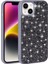 Apple iPhone 14 Kılıf Parlak Taşlı Tasarım Tkdr Pırlanta Kapak-Lila 3