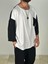 Fakir Kol Viscon Siyah Beyaz Oversize T-Shirt 3