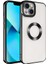 iPhone 14 Plus Uyumlu Kamera Korumalı Logo Gösteren Tkdr Omega Kapak-Siyah 1