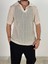 Örme Triko Polo Bej T-Shirt 1