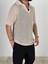 Örme Triko Polo Bej T-Shirt 2