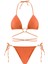 Bağlamalı Mercan Üçgen Bikini Takım 1