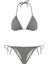 Lacivert Dokulu Üçgen Bikini Takım 1