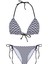 Desenli Üçgen Bikini Takım 1