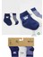 3'lü Penye Soket Çorap BS10110 Indigo 5