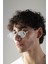 Şeffaf Tasarım Unisex Gözlük Standart Şeffaf 1