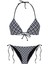 Desenli Üçgen Bikini Takım 1