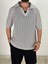 Örme Triko Polo Gri T-Shirt 1