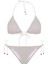 Simli Triko Gold Üçgen Bikini Takım 1