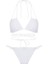 Üçgen Beyaz File Bikini Takım 1