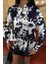 Batik Desenli Chanel Saten Gömlek 3467 5
