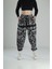 Etnik Desenli Pileli Jogger Pantolon 1
