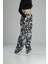 Yazı Desenli Baggy Pantolon 3