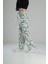 Yeşil Etnik Desenli Baggy Pantolon 2