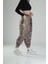 Etnik Desenli Pileli Jogger Pantolon 3
