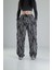 Rahat Kesim Desenli Baggy Pantolon 1