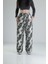 Yeşil Yaprak Desenli Baggy Pantolon 1