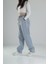Premium Kalite Buz Mavisi Baggy Pantolon 2