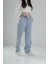 Premium Kalite Buz Mavisi Baggy Pantolon 3