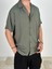 Pamuk Kumaş Haki Gömlek 2