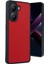 Xiaomi Poco X7 Pro Kılıf Aras Deri Kapak - Kırmızı Ferrg 1