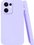 Oppo Reno 13F Uyumlu Silikon Kılıf - Kamera Korumalı Esnek Pastel Renk Kapak - Lila 1