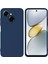 Tecno Spark Go 2025 Uyumlu Silikon Kılıf - Kamera Korumalı Esnek Pastel Renk Kapak - Lacivert 1