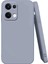 Oppo Reno 13 Uyumlu Silikon Kılıf - Kamera Korumalı Esnek Pastel Renk Kapak - Gri 1