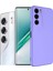 Tecno Camon 40 Cm5 Uyumlu Silikon Kılıf - Kamera Korumalı Esnek Pastel Renk Kapak - Lila 1
