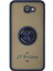 Samsung Galaxy J7 Prime Kılıf Montreal Yüzüklü Silikon Kapak - Lacivert Ferrg 1