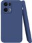 Oppo Reno 13 Pro Uyumlu Silikon Kılıf - Kamera Korumalı Esnek Pastel Renk Kapak - Lacivert 1