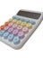 Renkli Büyük Bilgisayar Tuşlu 12 Haneli LCD Ekran Hesap Makinesi -Sarı Renk 2